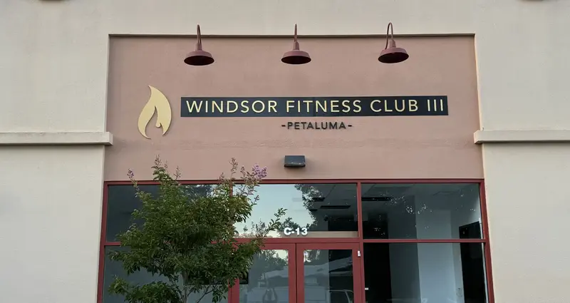 custom brand signage in front of the office building