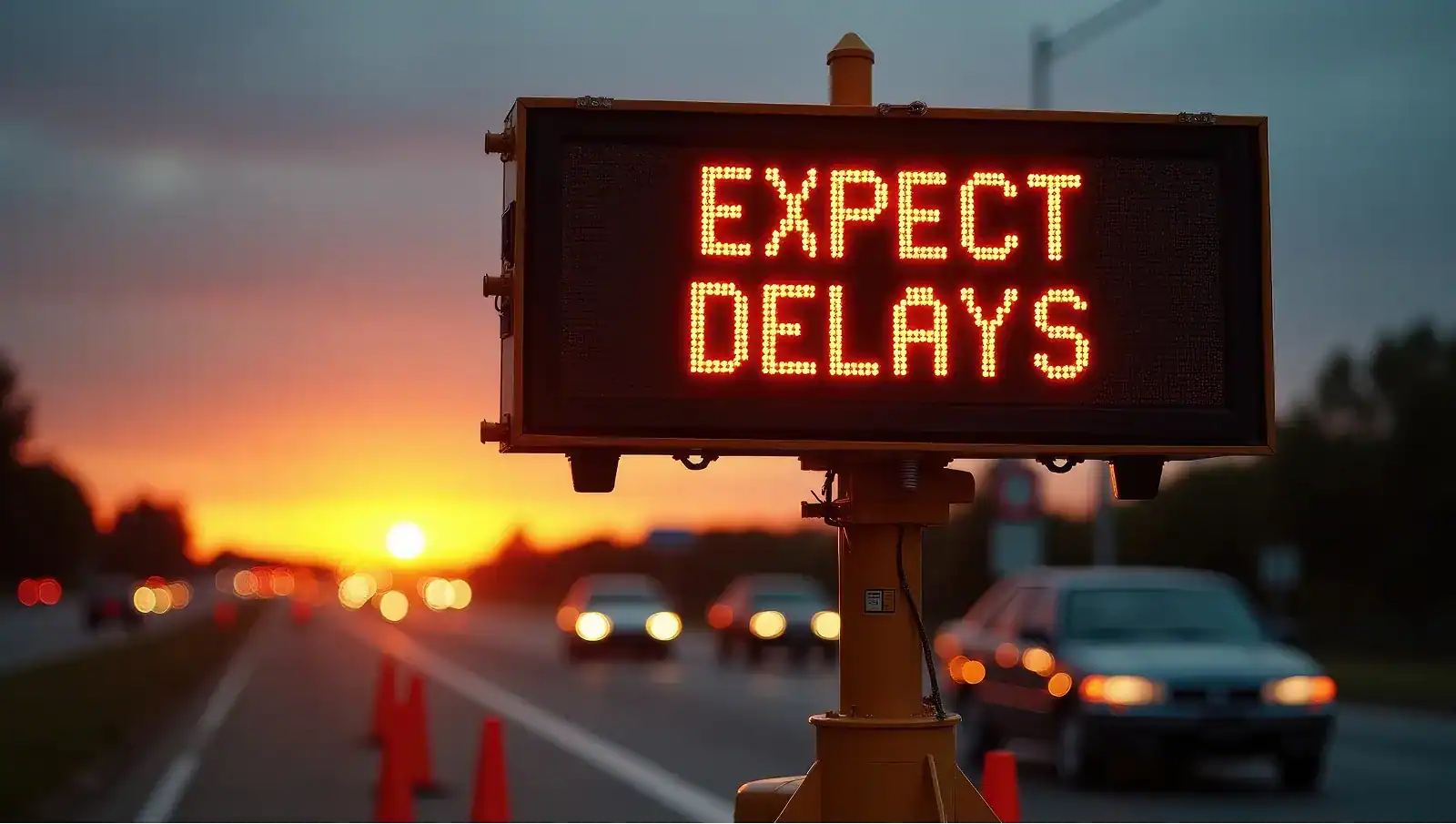 custom digital message center pole sign