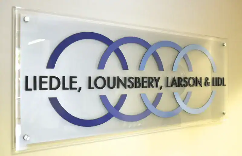 Custom acrylic company logo