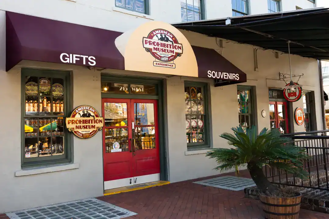 awning signage in a storefront