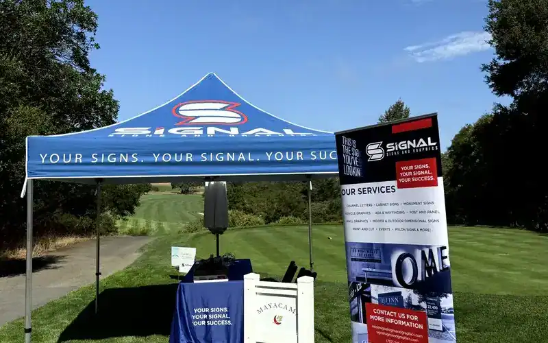 Promotional Banners and tents