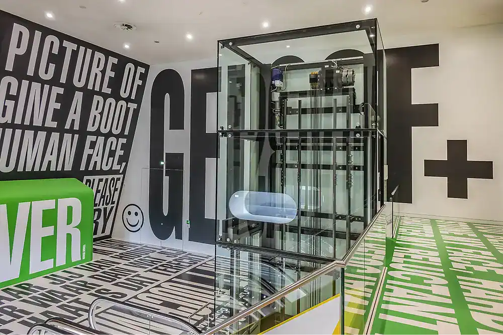 Custom vinyl wall mural