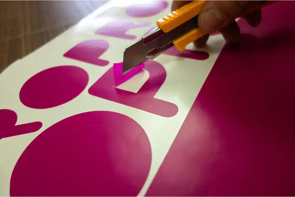 custom vinyl graphic fabrication