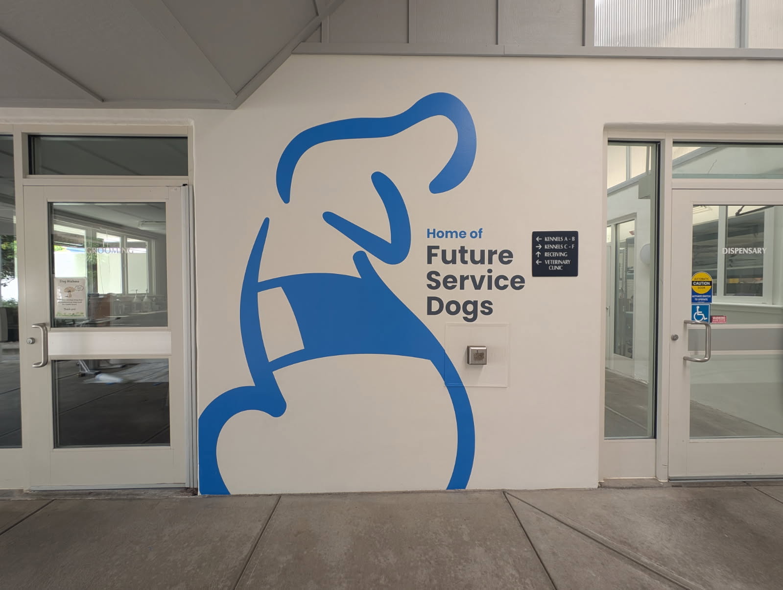 Custom dimensional letter lobby sign