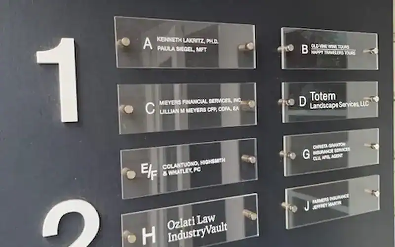 building wayfinding signage