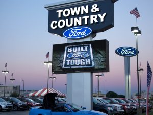 Occidental Digital Signs & Message Centers custom lighted led pole pylon sign 300x225